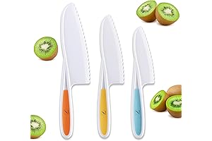 3PCS Toddler Knife Set: Safe Kid-Friendly Knives Designed for Real Cooking Adventures