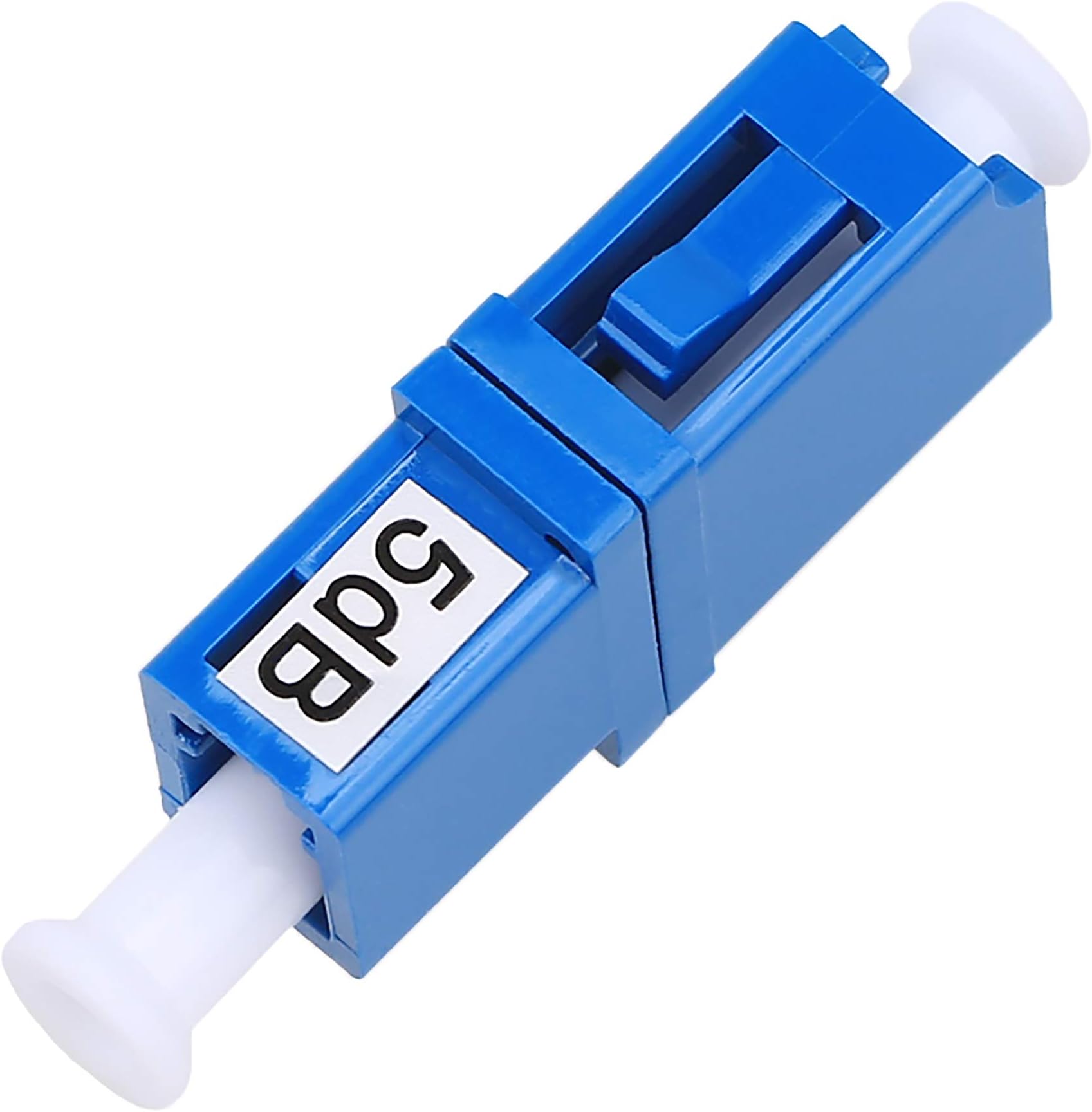 10Pcs Fixed Type Flange Fiber Optic Attenuator LC/UPC 5dB Single mode Fiber Optic Coupler Connector Build out Attenuator