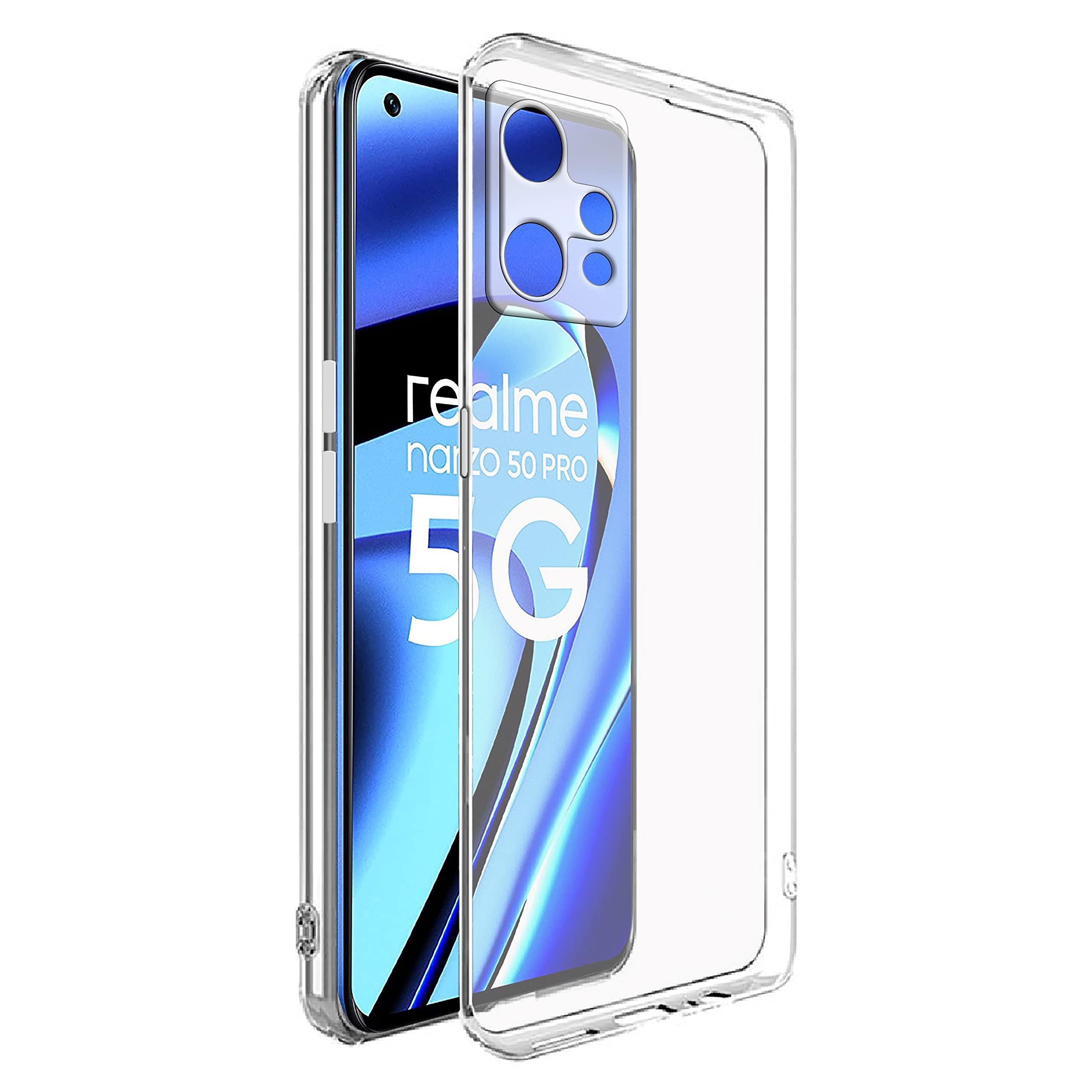 Realme Narzo 50 Pro 5G Flip Cover - Leather & Card Slots -11