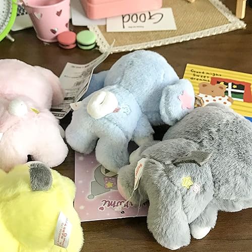 Miniatura 7 de Ahlsense Llavero de peluche lindo de dibujos animados de anime de 5 pulgadas (B)