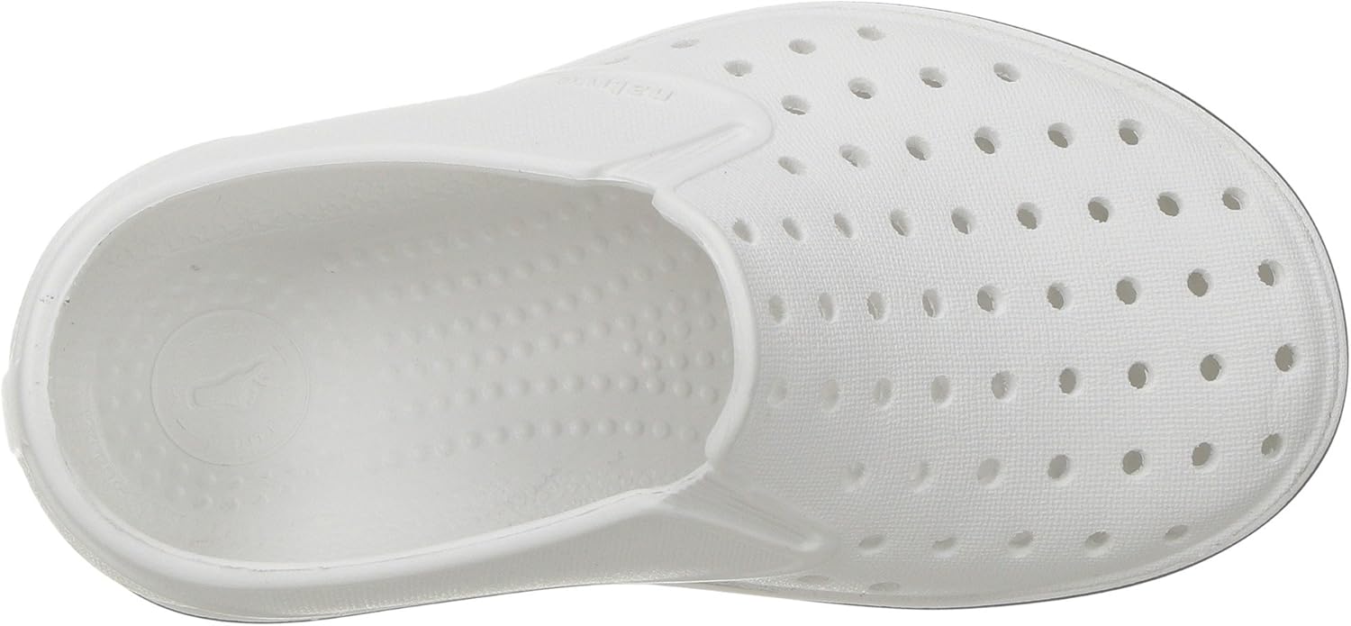 Native Shoes, Miles, Kids Shoe 4 Toddler Shell White/Shell White