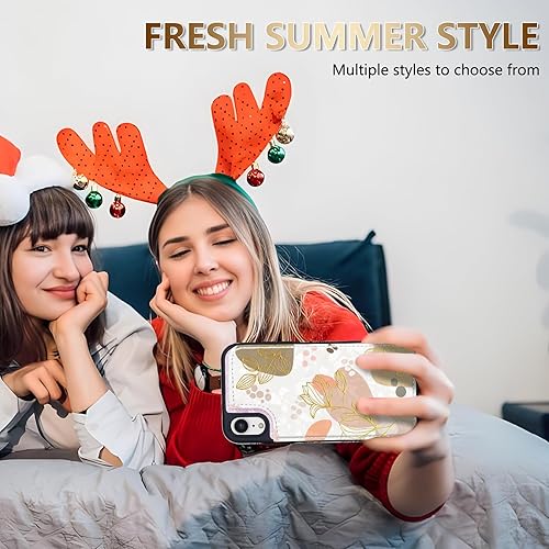 Miniatura 6 de NNH Funda tipo cartera compatible con iPhone XR con bloqueo RFID, ranuras para tarjetas, folio de piel sintética, función atril, doble cierre