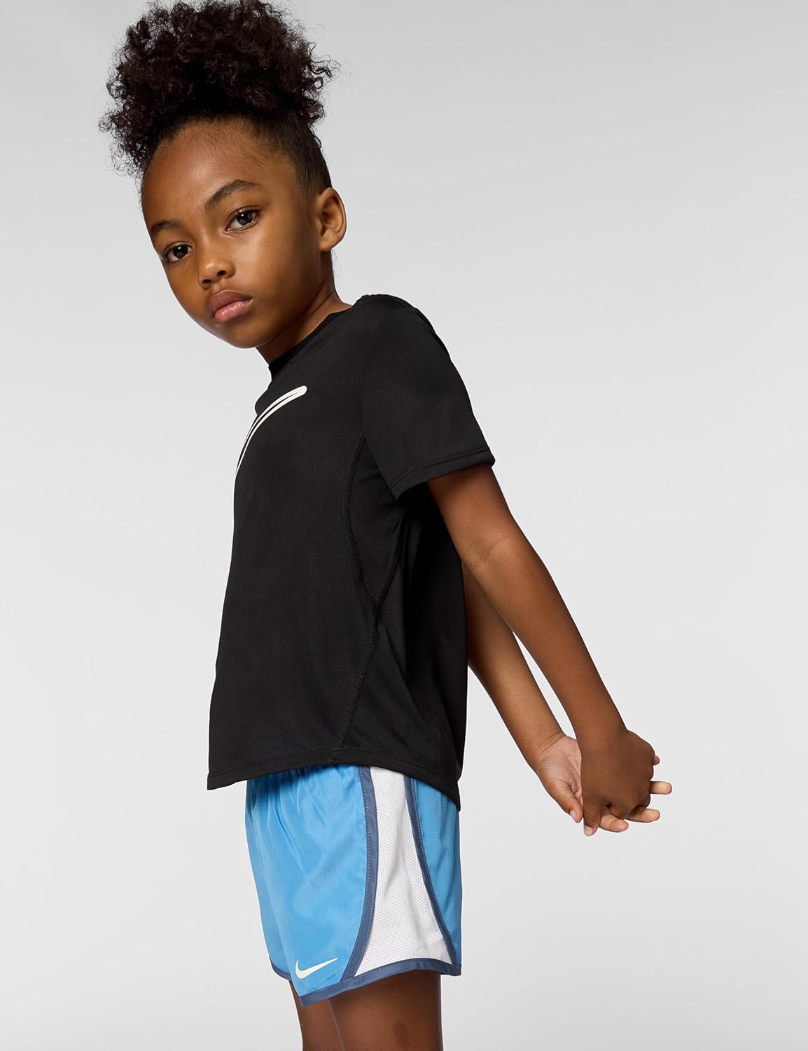 Nike Big Girls’ One Fitted Dri-FIT Short-Sleeve Top - Image 2
