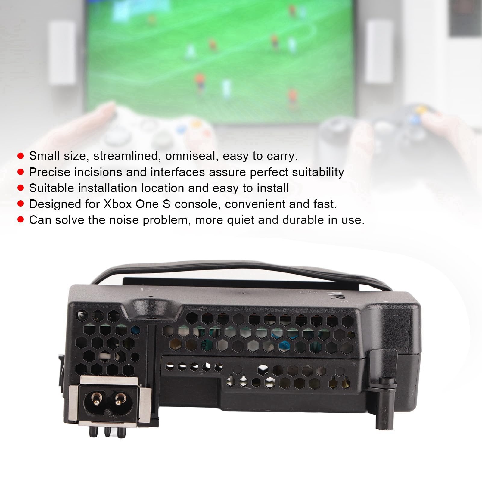 Alimentatore per Xbox One S/Slim Console Adattatore di alimentazione CA Cavo di ricarica Adattatore CA scheda di alimentazione sostitutivo 100‑240V