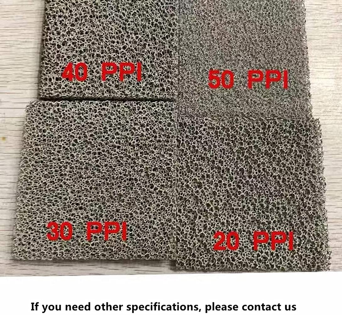 2 piezas de espuma de níquel apta for batería (100 × 100 × 10 mm): espuma de níquel ultraligera for absorción de sonido y conducción de calor(80PPI)