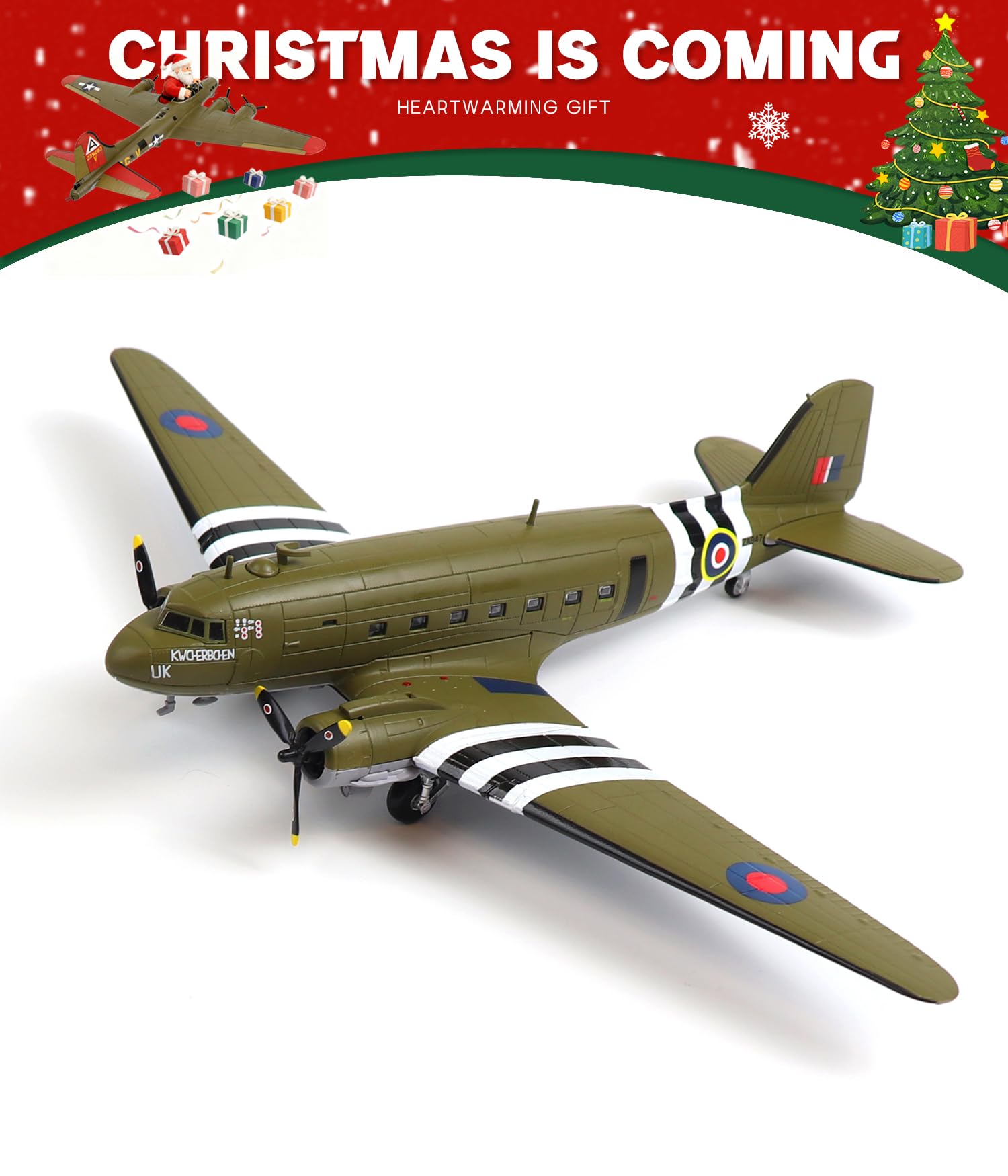 Amazon.co.jp: NUOTIE ダグラス C-47 スカイトレイン1/100 メタルダイ