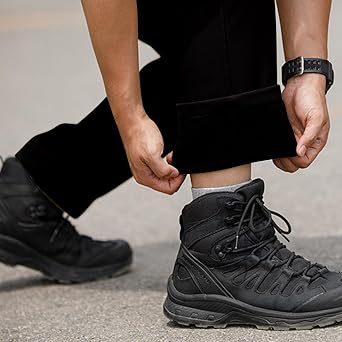 Men's Military Cargo Tactical Pants Ripstop Stretch Relaxed Fit Trousers Outdoor Hiking Pants with Multi Pockets