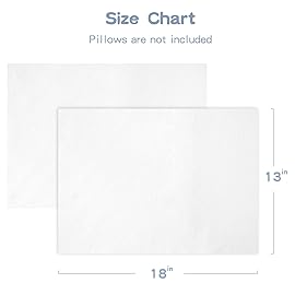 Zenssia Organic Cotton Toddler Pillowcase/Travel Pillowcase Pack of 2 Set 13x18 Inches with Envelope Closure - Soft & Breathable Baby Pillow Case Cover Solid White