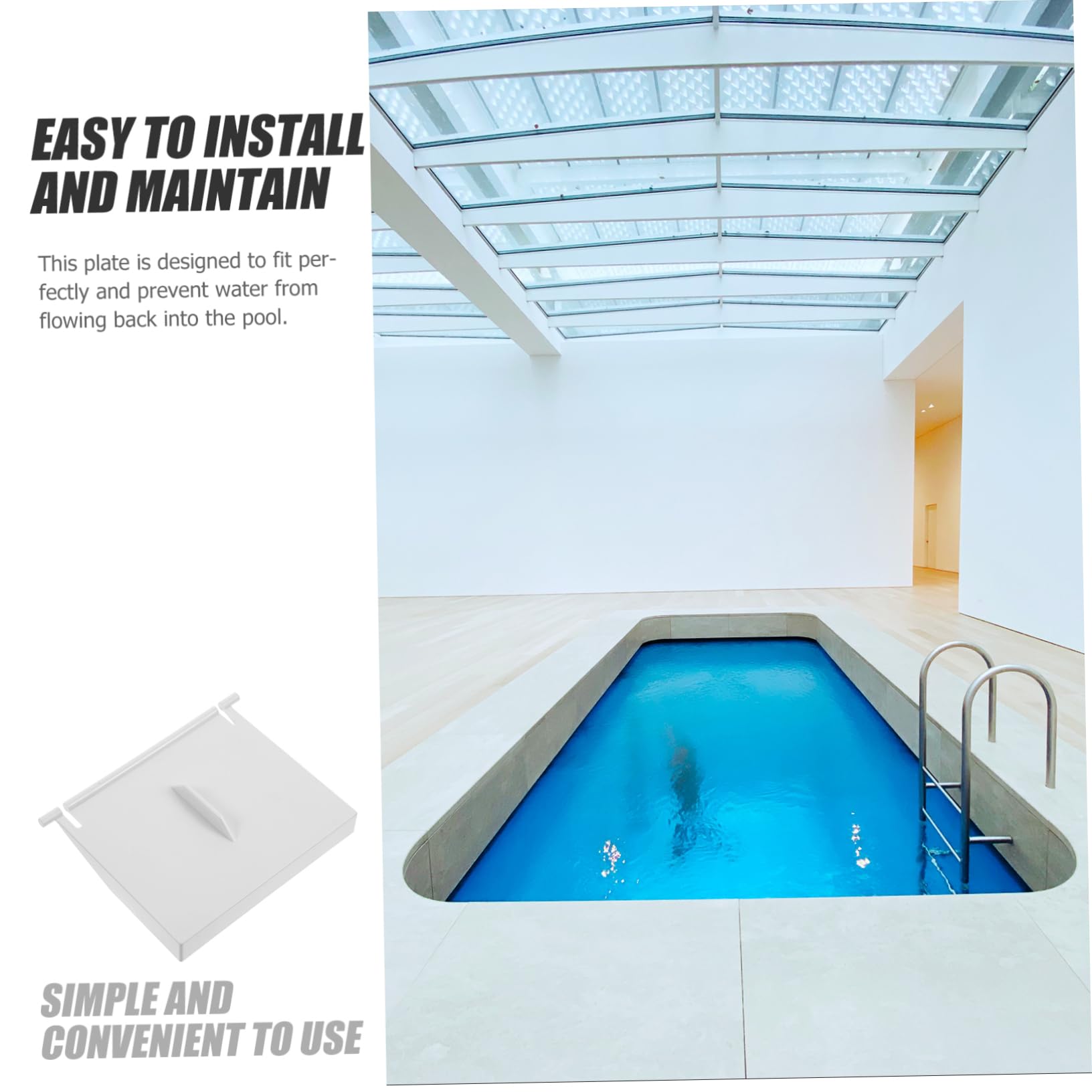 SUPVOX Compuerta Skimmer Piscina Elevada Repuesto Compatible Resistente y Duradera