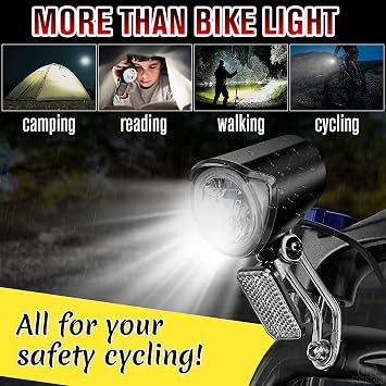 Kkekos 電動バイク ヘッドライト 交換用 Ledライト Eバイク Eスクーター用 Smコネクタ 電動サイクル フロントライト