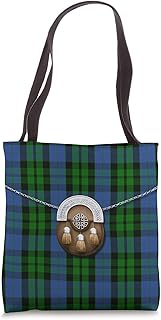 Scottish Clan MacKay Tartan Plaid With Sporran Tote Bag