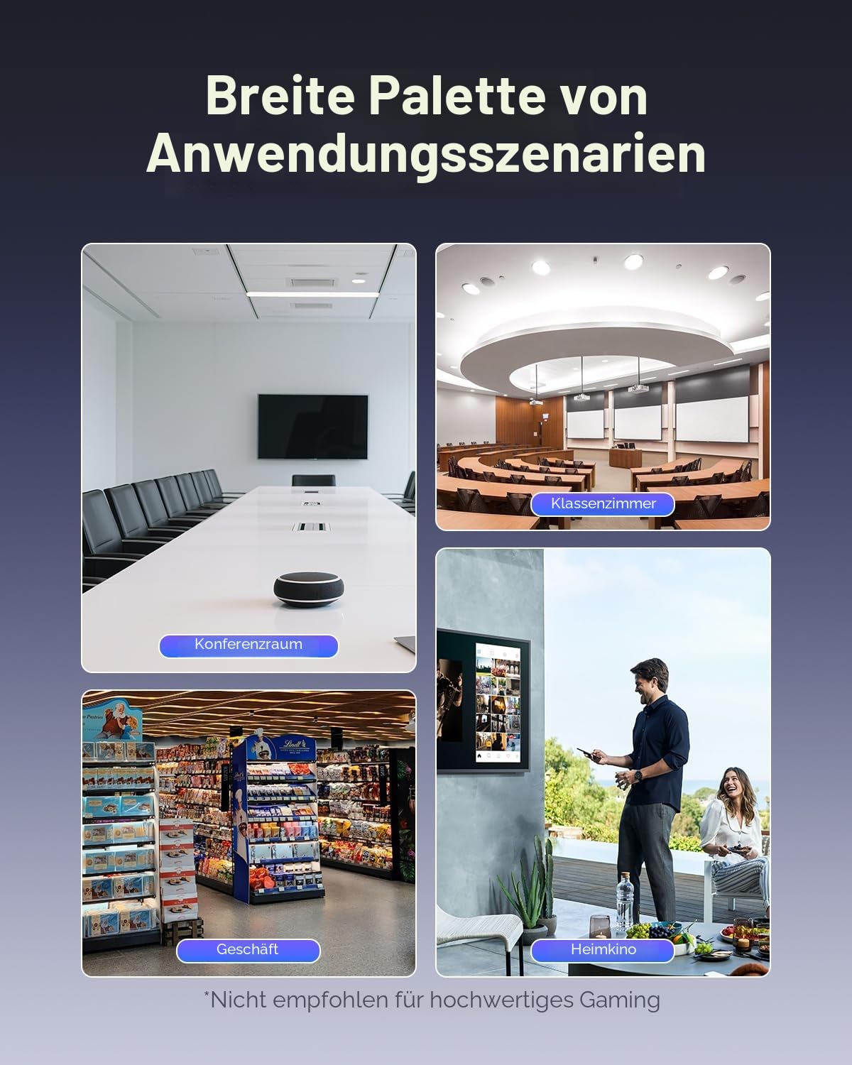 Svbony TransAir1 Wireless HDMI Transmitter, 1080P@60Hz 80M Reichweite, OLED-Display, 2,4G/5G 9-Kanal, 0,06 Sekunden Latenz, für PC zu HD-Fernseher, Konferenzbildschirme, Projektoren