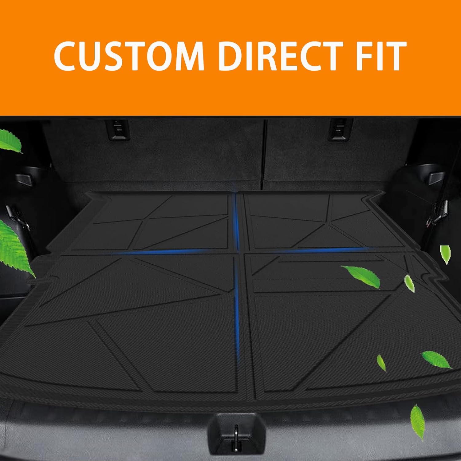 Cargo Liner Compatible with 2019-2023 Chevy Blazer Trunk Mat All Weather TPE Upgrade Material