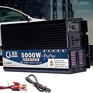Inverter Onda Sinusoidale Pura 300W - Da 12V A 220V, Per Auto, Campeggio, Emergenze - Foto 3