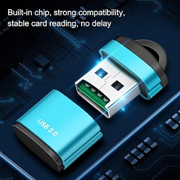 mini usb card reader usb micro sd card reader usb 2.0 micro sdf memory card adapter compact card reader mini high speed usb 2.0 card reader for laptop accessories TF memory card adapter usb 2.0 cell