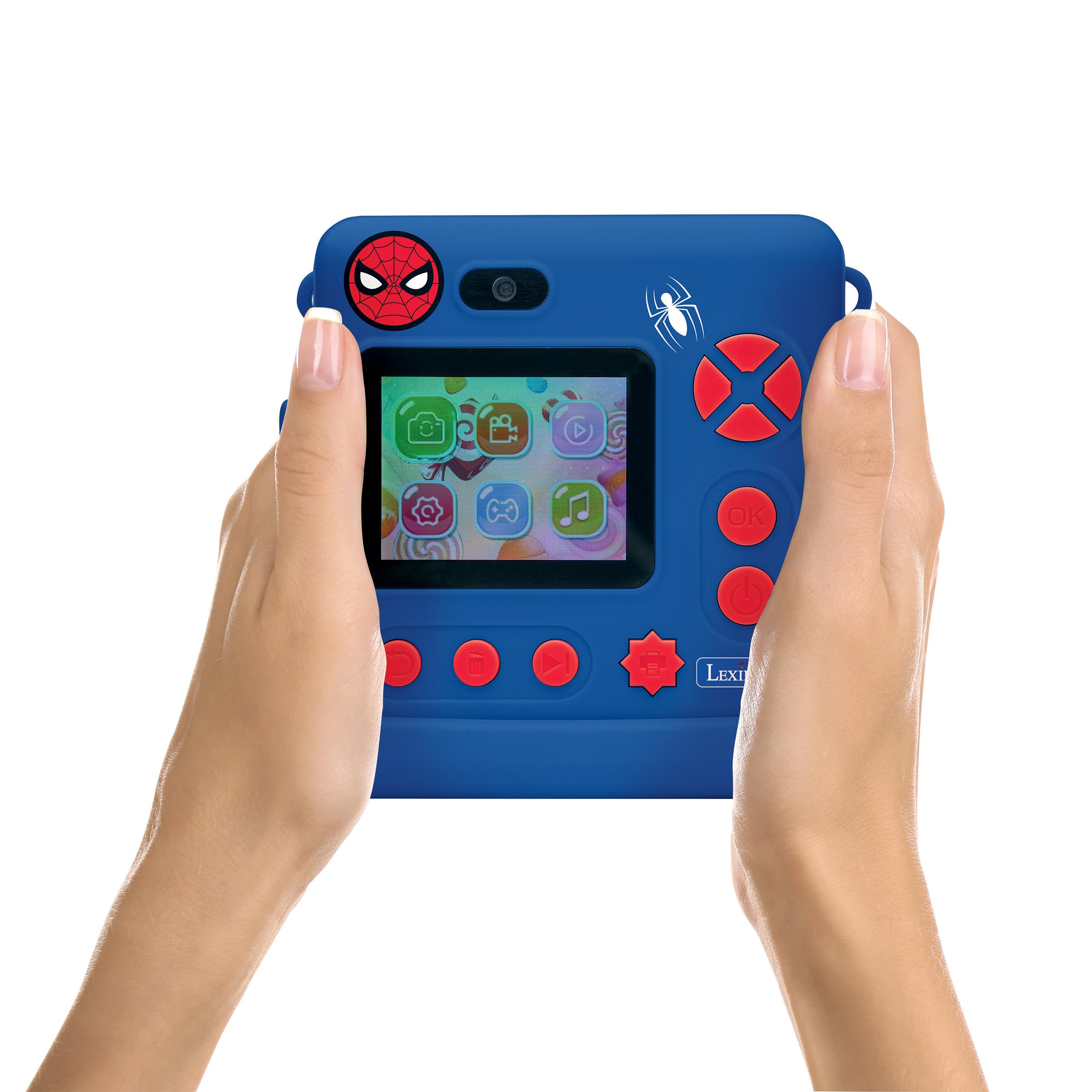 Lexibook, Spider-Man, aparat StarCAM, etui 3D Spider-Man, DJ130SPZLXB