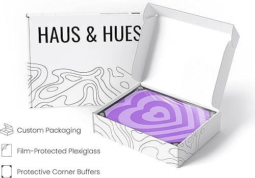 Miniatura 4 de HAUS AND HUES Cuadros morados para decoración de pared, arte estético de pared morado, pósteres estéticos de pared, cuadros decorativos de pared