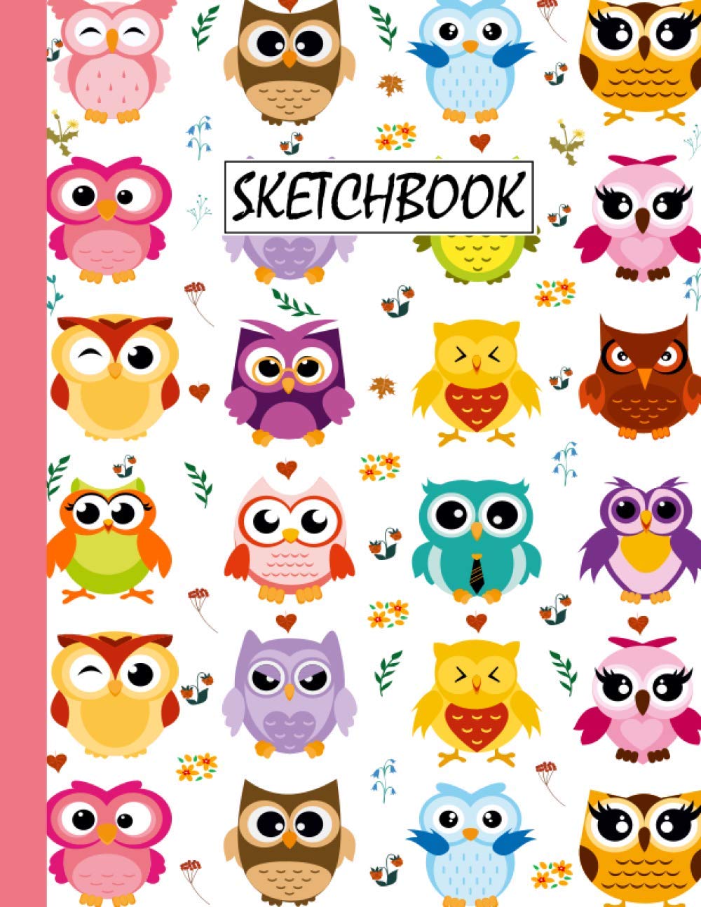 Owl Sketchbook: Owl Pattern Sketching, Sketch Drawing, Sketchbook For Men, Women, Girls, Boys And Kids