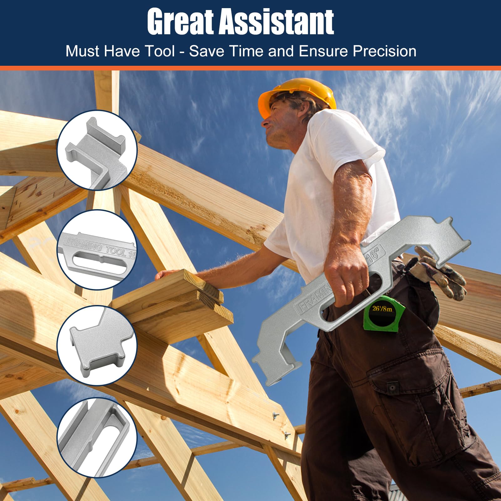 Framing Tools,16 Inch OnCenter Stud Layout Tool,100