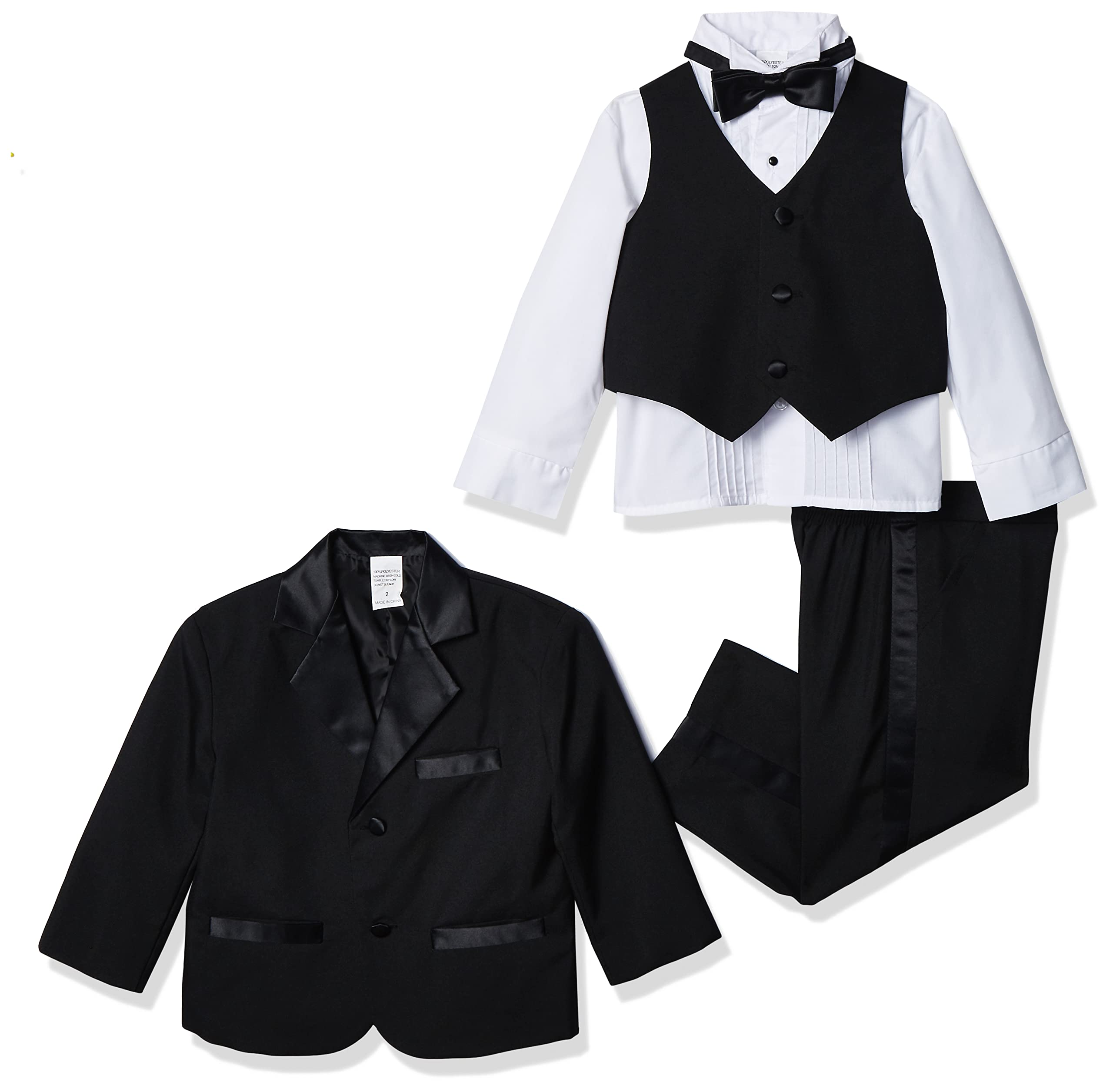 Little Boys' Little Tuxedo No Tail Suit