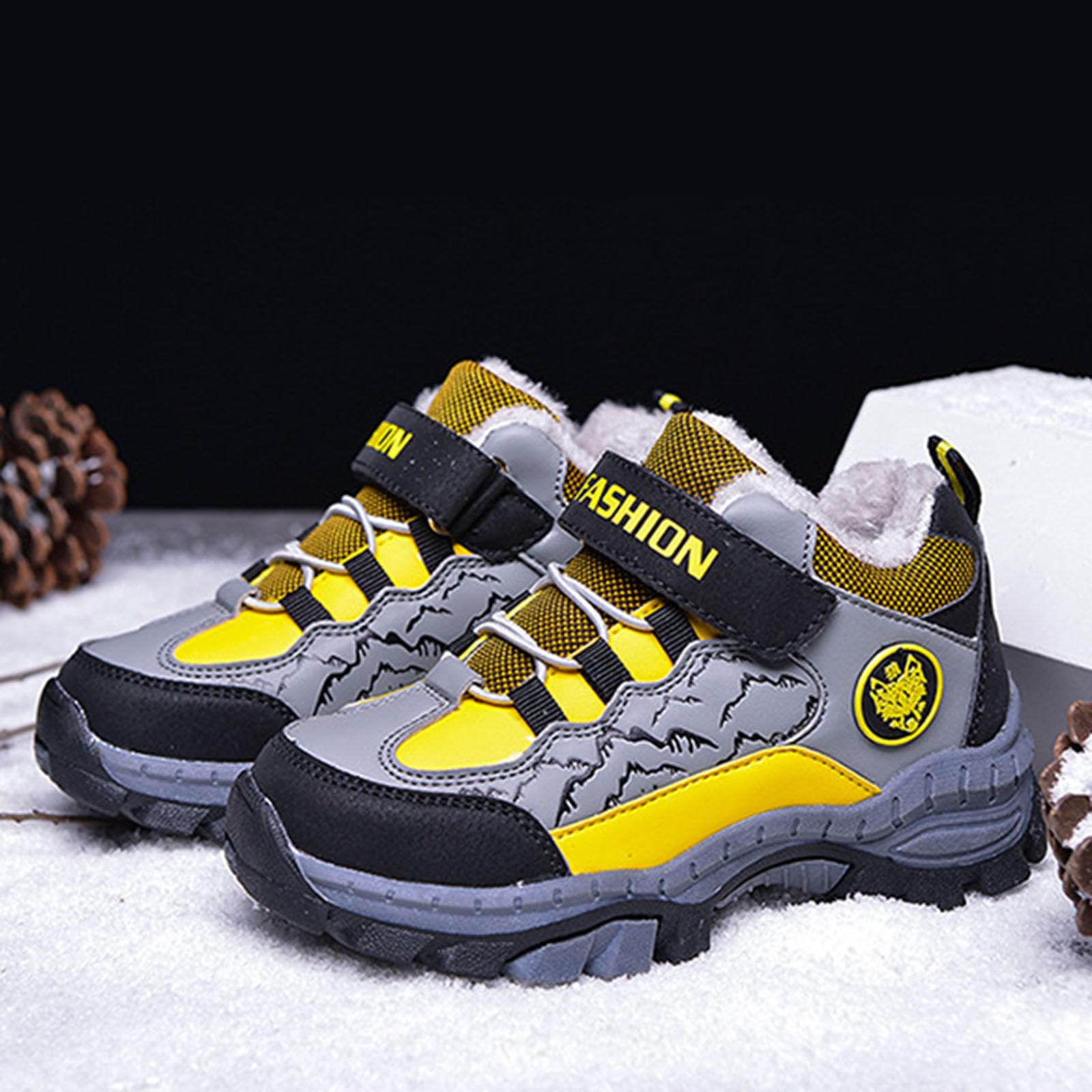 Schuhe Hallenturnschuhe Jungen Laufschuhe Jungen 38 Sportschuhe 40 36 Wasserdicht Kinder Sneaker Hallenschuhe 32 Fußballschuhe Halle Handballschuhe Fußball Hook and Loop Turnschuhe Mit Heller Sohle