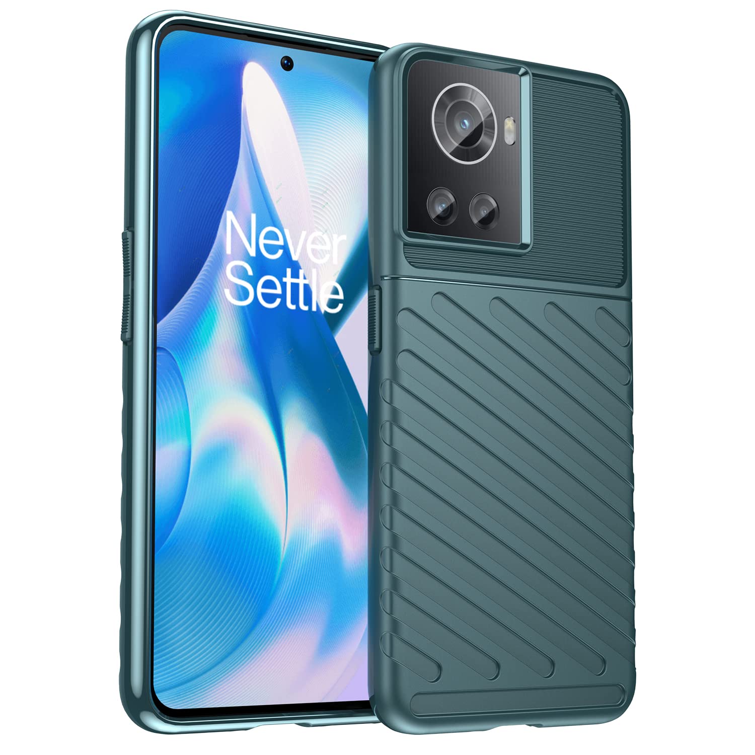 LIUZIHAN Case for OnePlus Ace.Soft silicone sleeve design, shockproof and durable, Cover Case for OnePlus Ace.(Green)