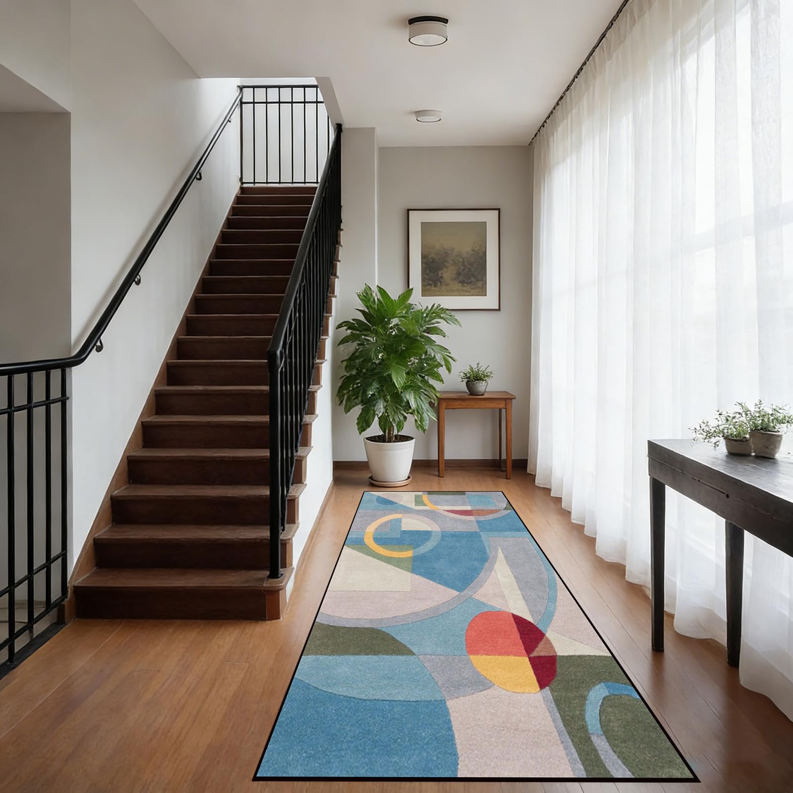 Alfombra cocina antideslizante lavable 60x135 para pasillo dormitorio y lavadero