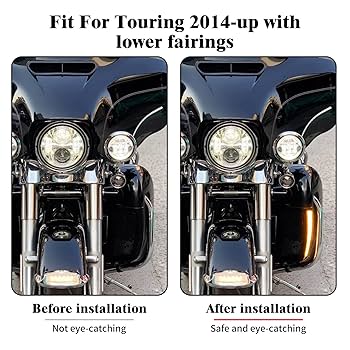 HarleyDavidson Light Flash Motorcle ブラウン Eagle Lights Flashing Strobe LED Tail Brake Light Kit for