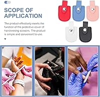 Vista 3 de 5 unids Nail Nipper Cover Sleeve Cutticle Nail Protector PU Manicura Pedicura Herramientas