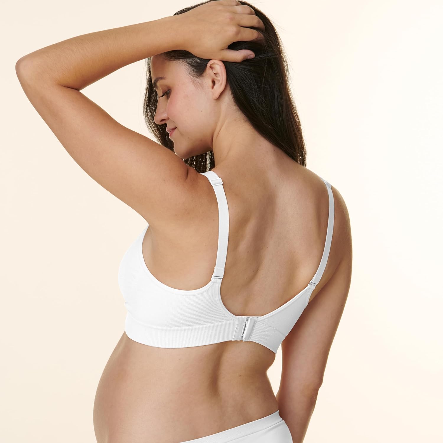 Basics by Bravado Women's Comfort Maternity Bra and Nursing Bra Adjustable, Seamless, S-XXL - Image 3