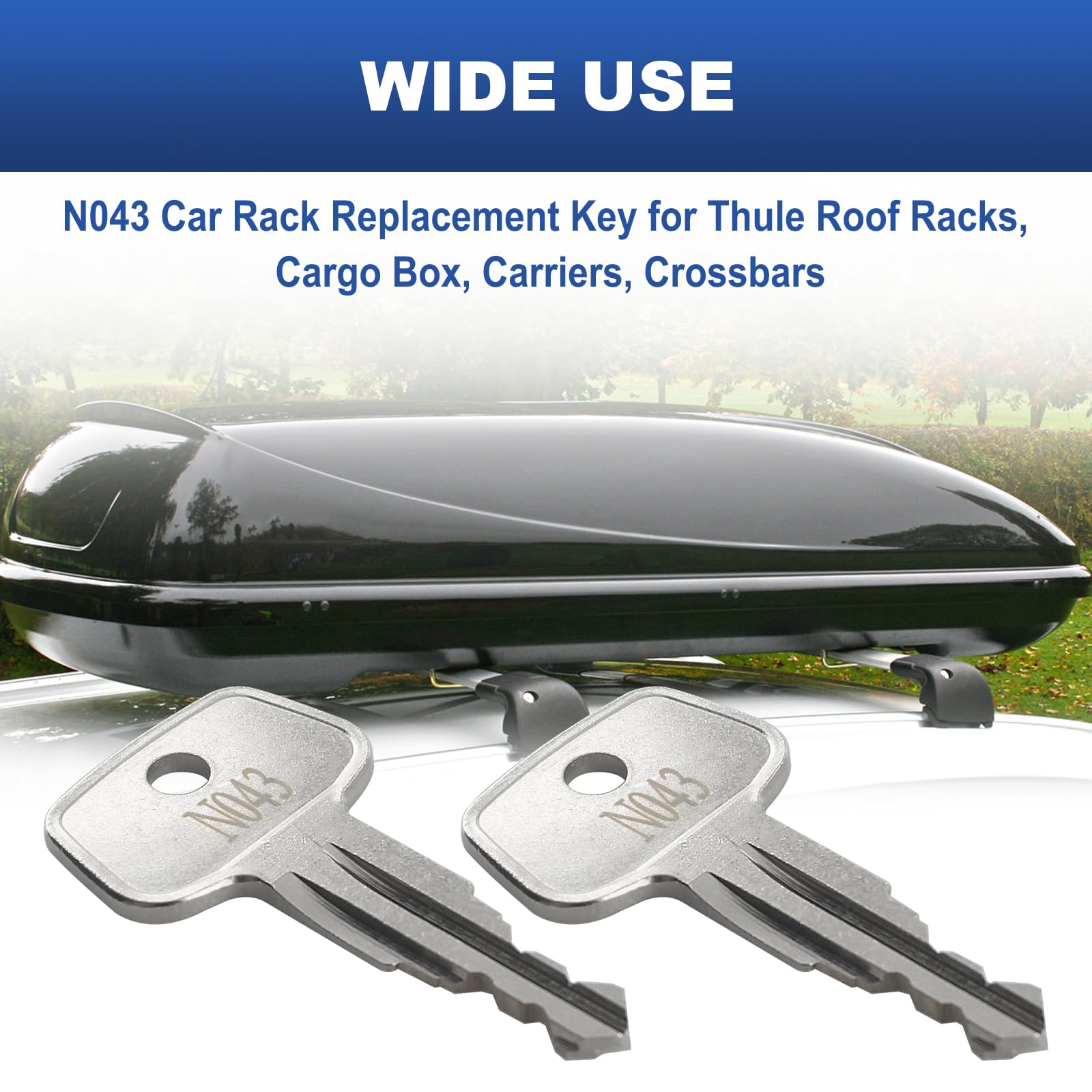 ckro様確認用 Amazon.com: VIDABTE N043 Thule Roof Rack Replacement Key