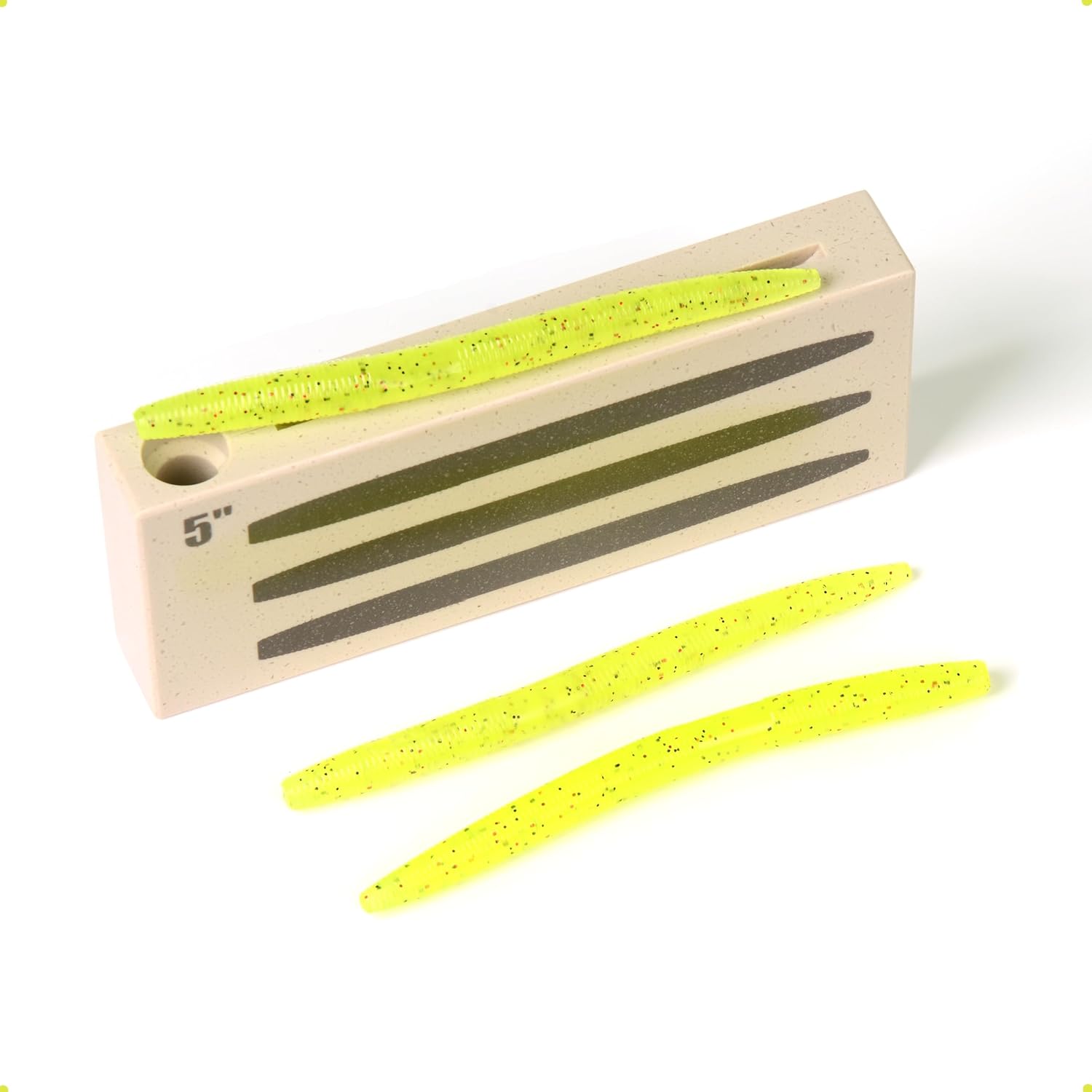 Premium Soft Plastiс Mold Lure Making Injection Molds Fishing Lures 3 Cavity Yama Senko 5''