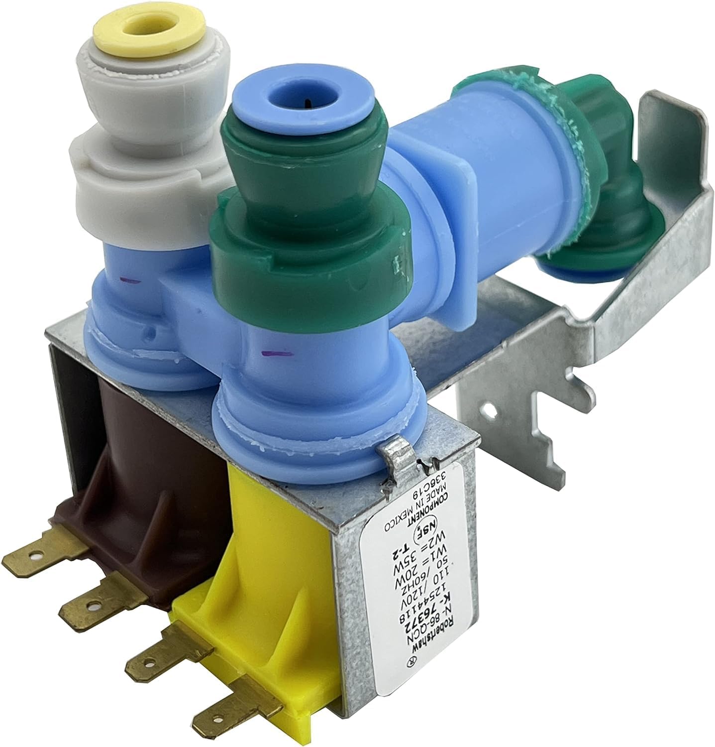 [WhatsUp] 12002193 (K-75827) Refrigerator Water Inlet Valve – Replaces 8171097, 8171159, 12002101, Y12002101, 12544102, 67001726, 67003311, 67003659