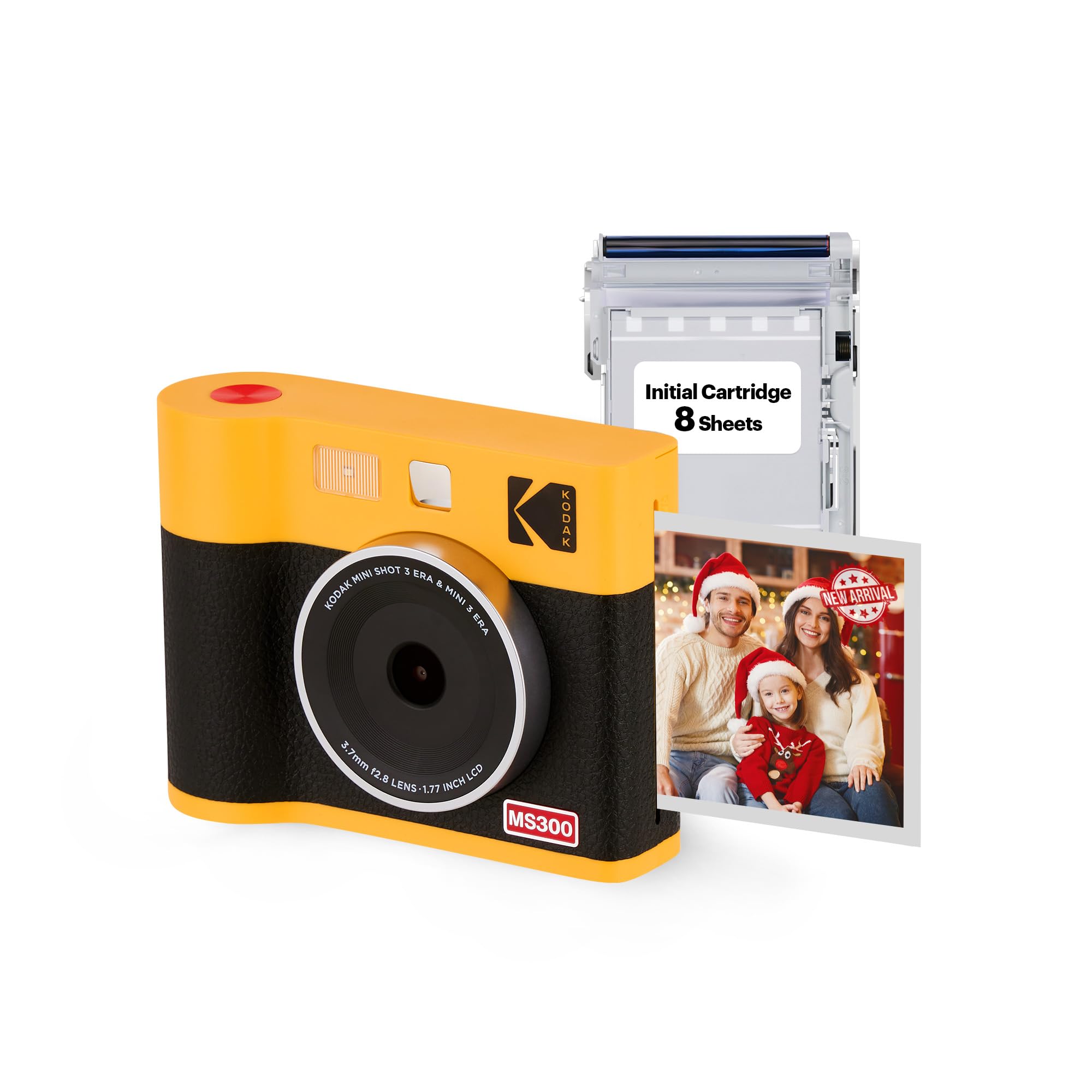 Amazon.com : KODAK Mini Shot 3 ERA 4PASS 2-in-1 Instant Camera and 