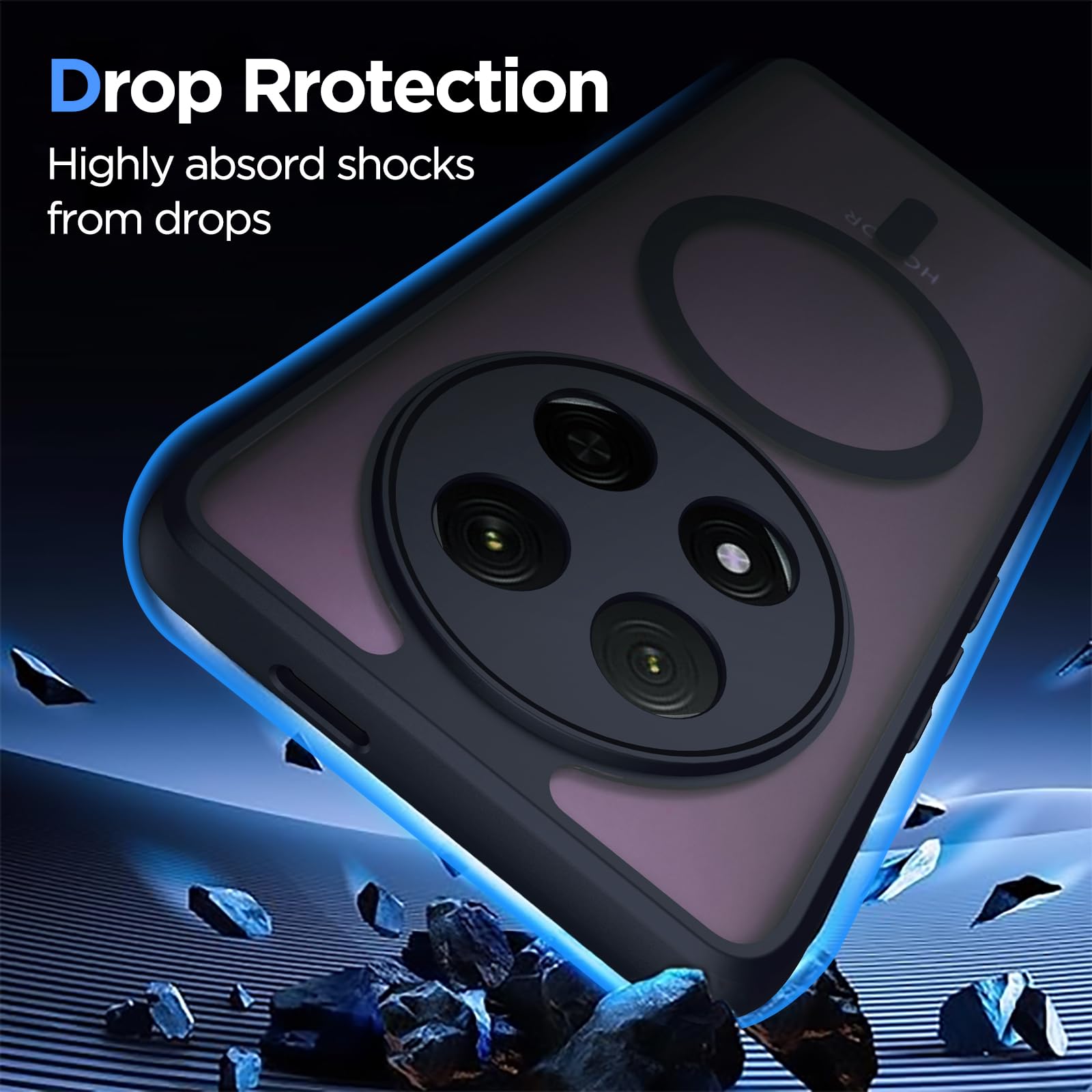 Jshru Custodia per Honor Magic 7 Lite con pellicola protettiva per schermo, custodia protettiva per fotocamera, anello integrato, cavalletto di grado militare, antiurto, per Honor Magic7 Lite, nero Jshru Custodia per Honor Magic 7 Lite con pellicola protettiva per schermo, custodia protettiva per fotocamera, anello integrato, cavalletto di grado militare, antiurto, per Honor Magic7 Lite, nero
