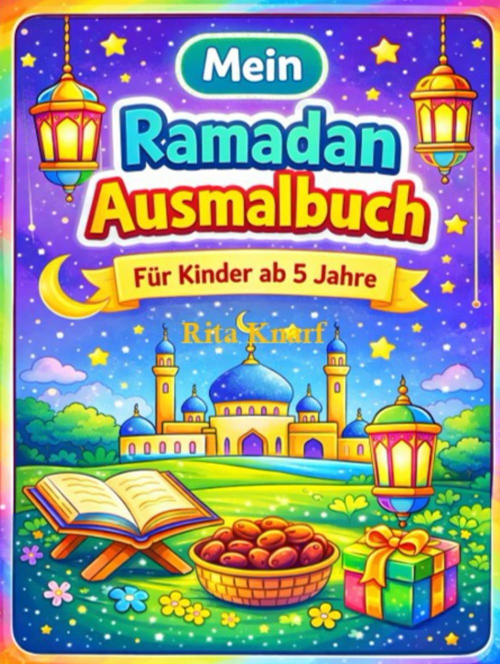 Ausmalbuch Ramadan: 52 Ausmalbilder auf Einzelseiten
