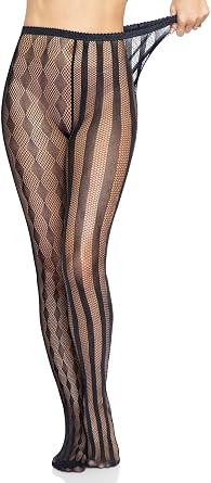 Leg Avenue Womens Harlequin Fishnet Costume Tights