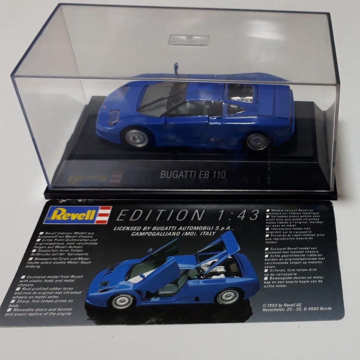 Amazon | ミニカー 1 43ブガッティEB110 | ミニカー・ダイキャストカー 