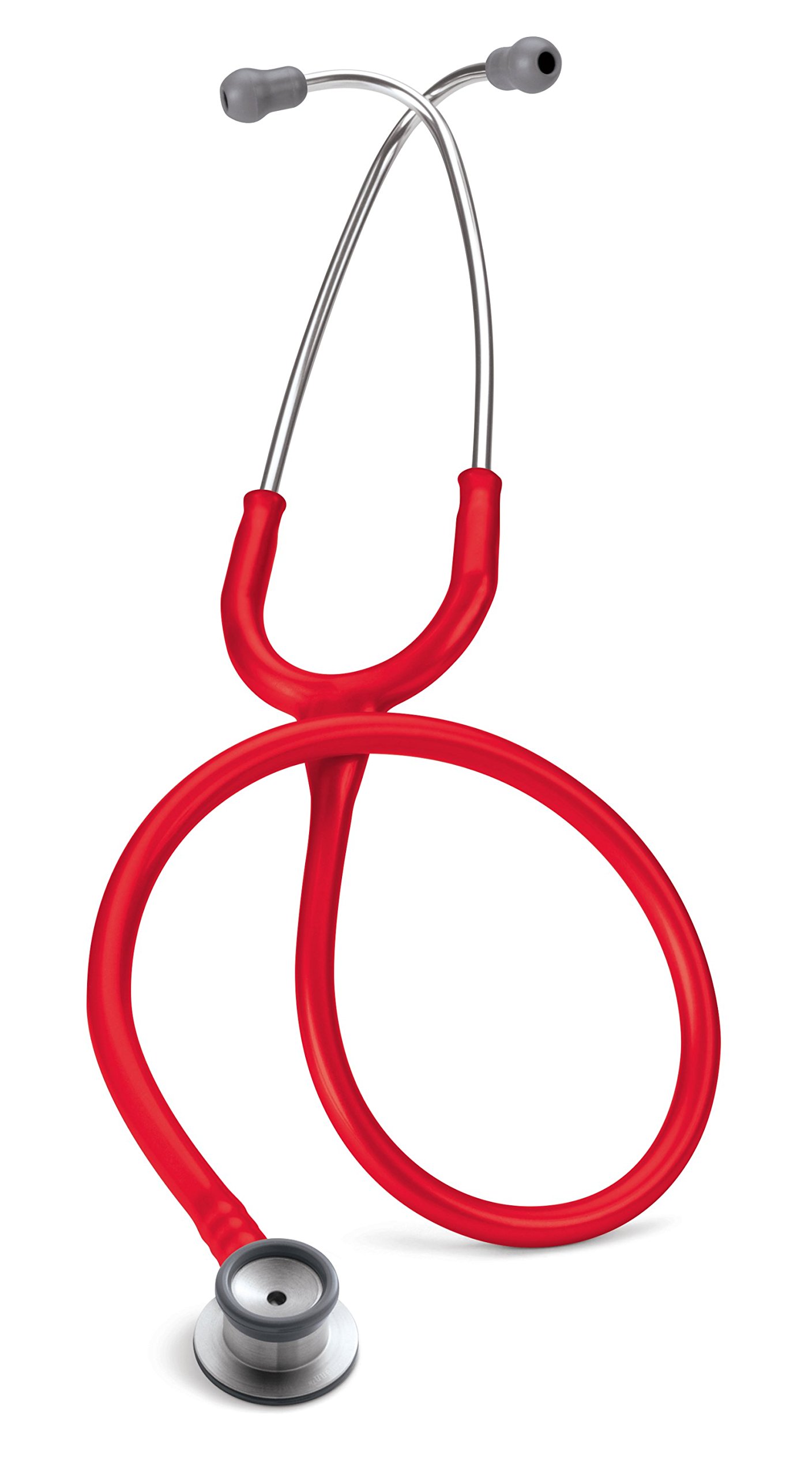3M Littmann Classic II Säuglingsstethoskop mit Gravur personalisiert, pädiatrisches Arzt Stethoskop, Profi Diagnostikstethoskop für Neugeborene, Babys in Praxis und Klinik (Rot)