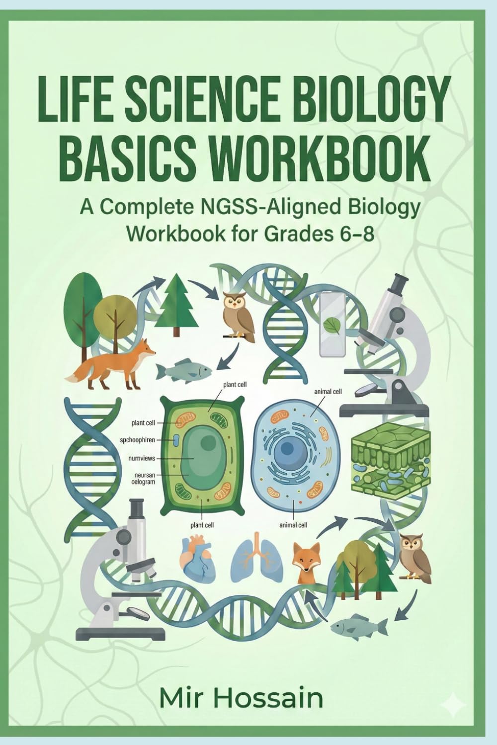 LIFE SCIENCE Biology Basics WORKBOOK: A Complete NGSS-Aligned Biology Workbook for Grades 6–8