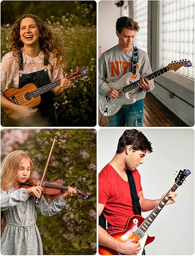 Vista 21 de Metrónomo mecánico M2 para piano, guitarra, bajo, ukelele, tambor, violín, saxofón, trompeta y otros instrumentos musicales, ritmo y ritmo de pista