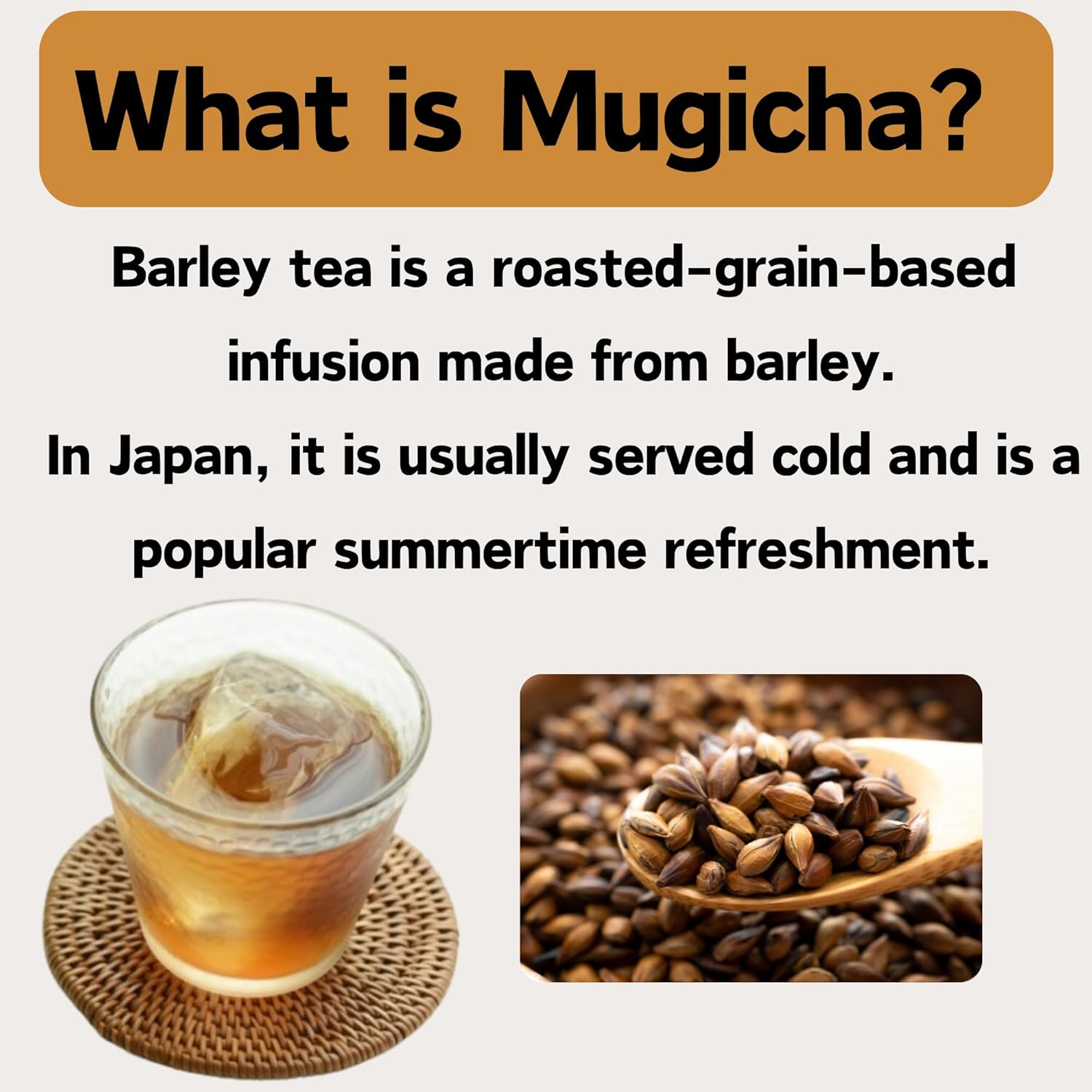 MAEDA-EN Mugi-cha Barley Tea 32 Tea Bags Caffeine Free Japanese Origin Individually Wrapped Teabag 17616 1pk - Image 3