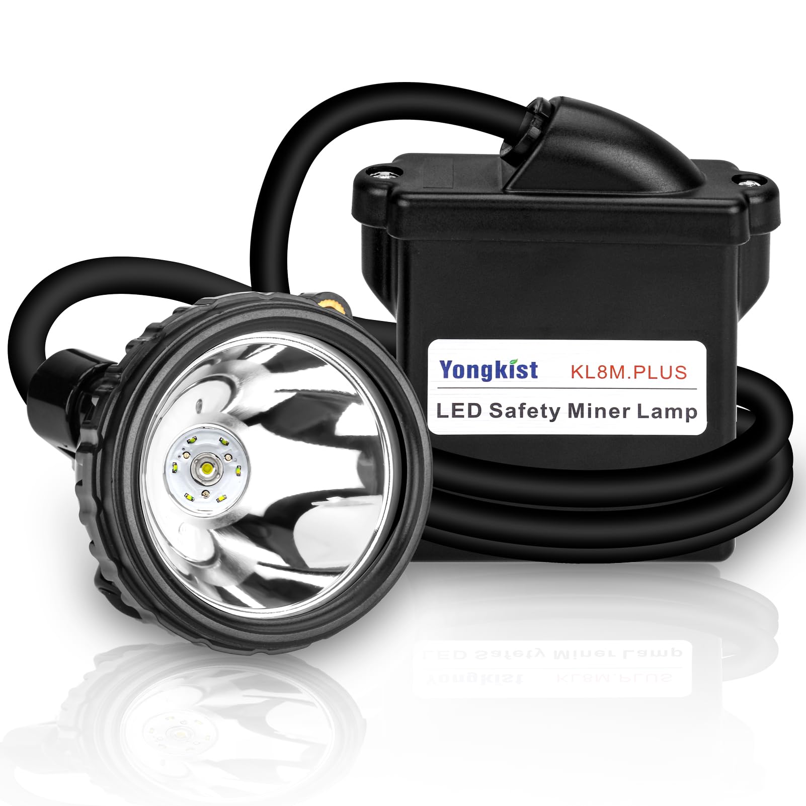 Lampada frontale professionale ricaricabile per miniere di sicurezza, 1+6 LED, super luminosa, a prova di esplosione, impermeabile, per minatori di carbone, caccia Coon, campeggio, escursionismo