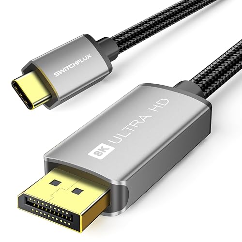 USB C to DisplayPort 1.4 Cable 6FT