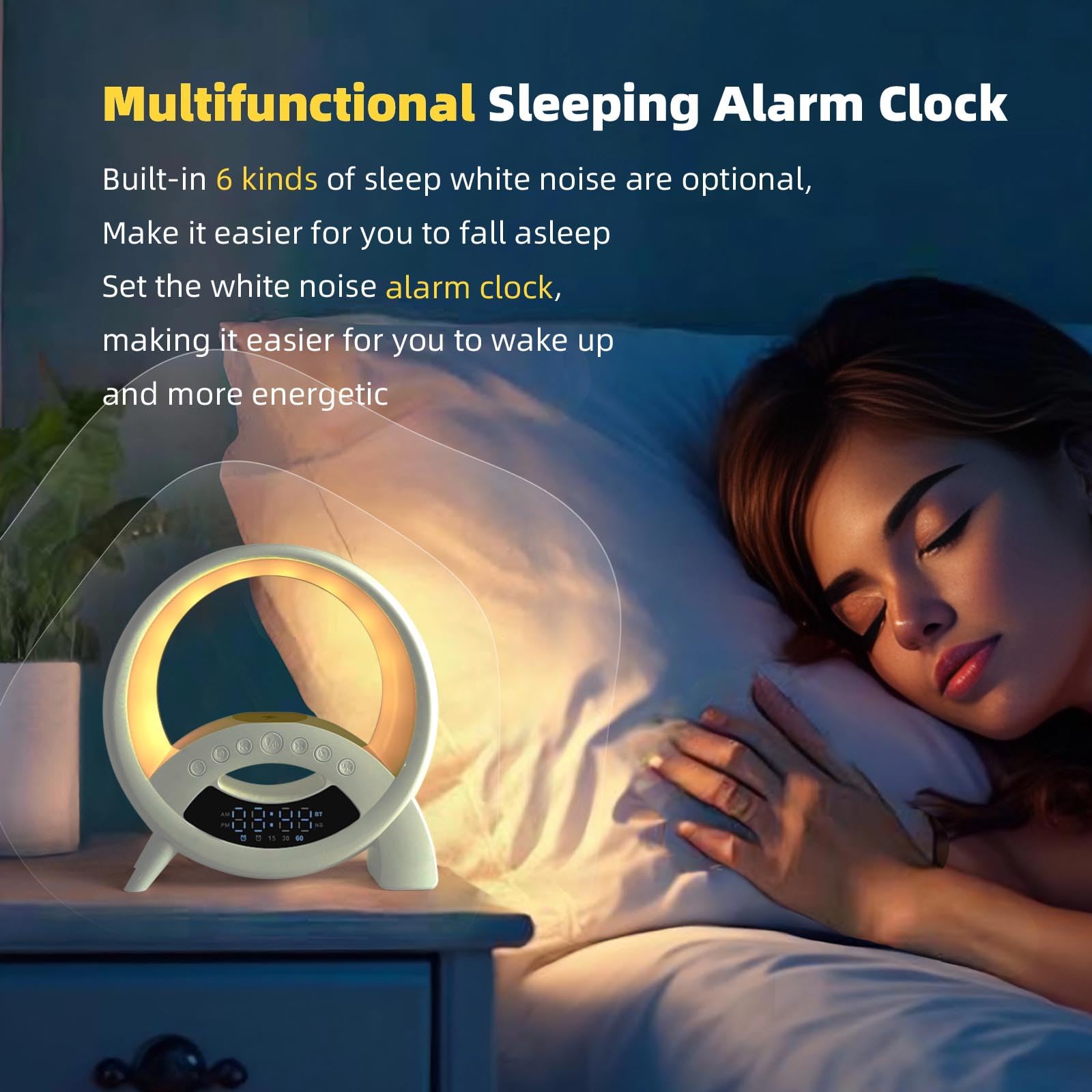 Buy kzalzaci 5-in-1 Atmosphere LED Lamp Inteligent Night Light 15W