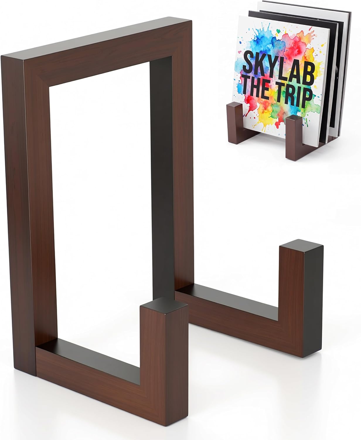 Lp Storage Rack Wood Amazon.com : Solid Wood Vinyl Record Stand, Storage Display Holder for ...