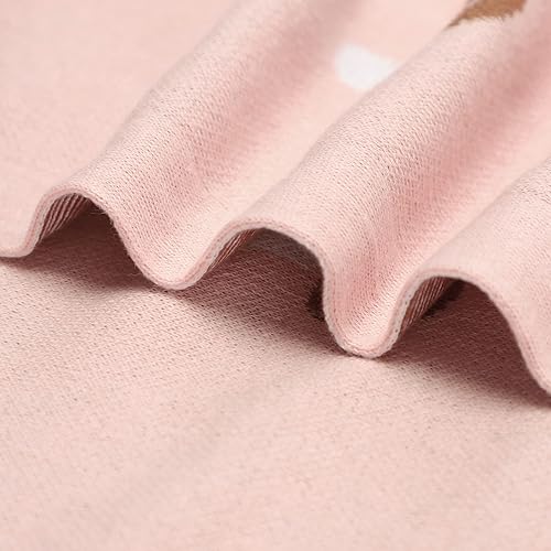 Miniatura 163 de Manta para bebé, 100 % algodón de lujo, suave, acogedora, ligera, unisex, para recepción, manta de regalo para recién nacidos, bebés y niños Oveja
