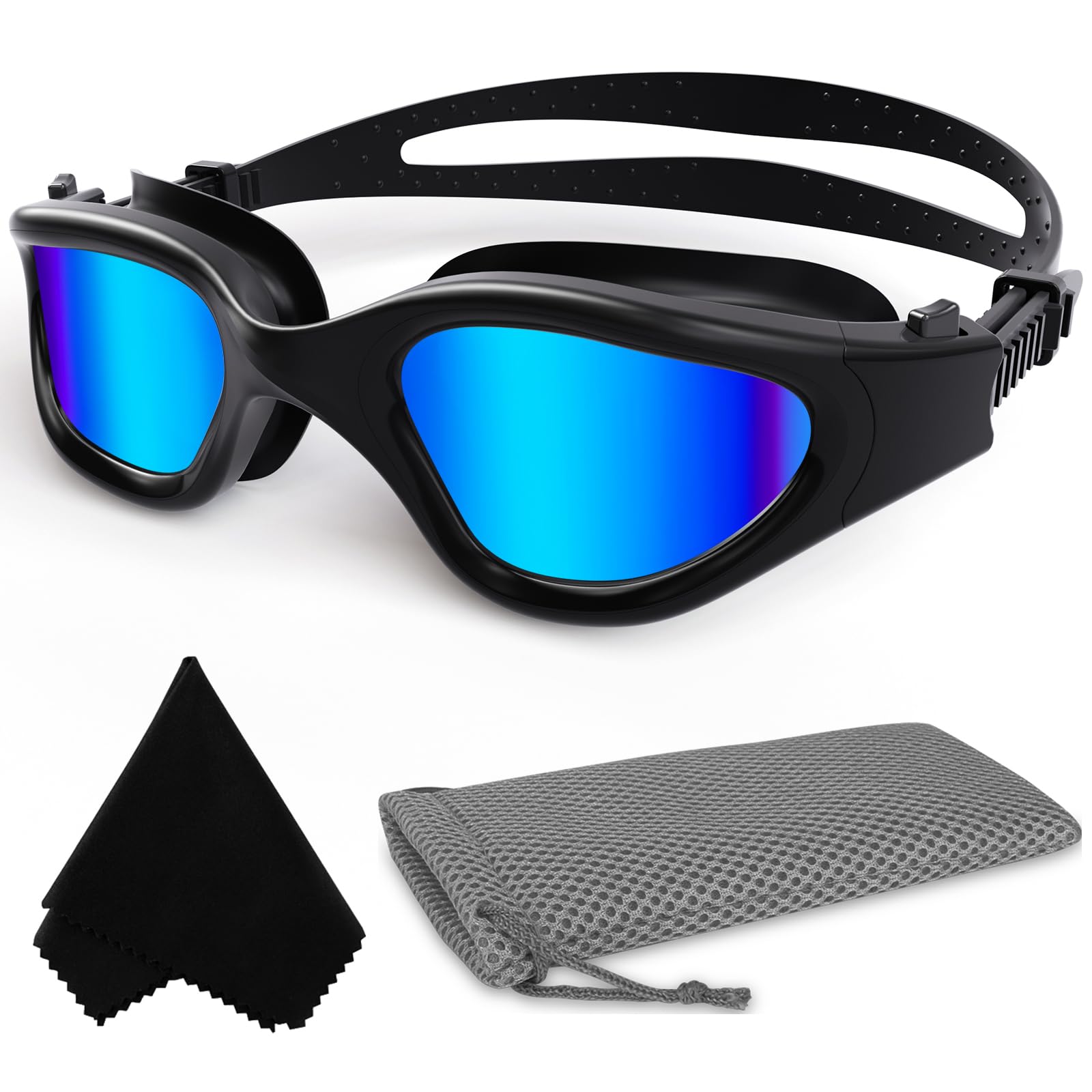 WinlineSwimming Goggles Clear Vision Anti Fog Anti UV Anti Leak Waterproof Swim Goggles with Polarized or Non-Polarized Lens for Adult Men Women Teenager