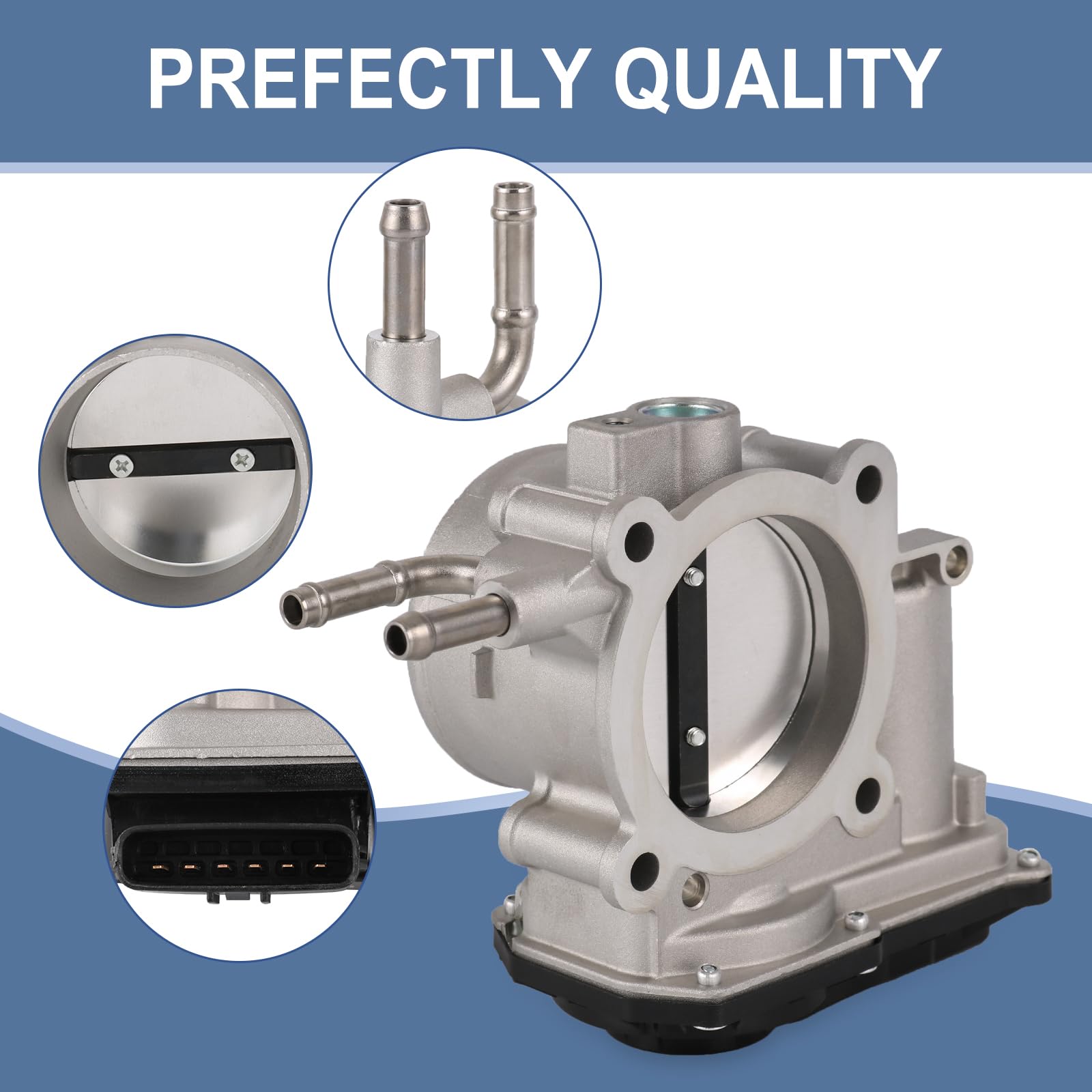 22030-0V010 電子スロットルボディアセンブリ交換用 サイオン TC 2011-2016 トヨタ RAV4 カムリ ヴェンザ シエナ ハイランダー S20140 CNCBPTADNP(小さな店) AP01 電子スロットルボディアセンブリ 22030