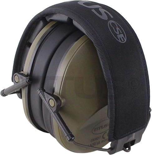 Miniatura 2 de TITUS Orejeras premium de bajo perfil de la serie 2, clasificación ANSI, alta reducción de ruido NRR, banda deportiva duradera, protección auditiva